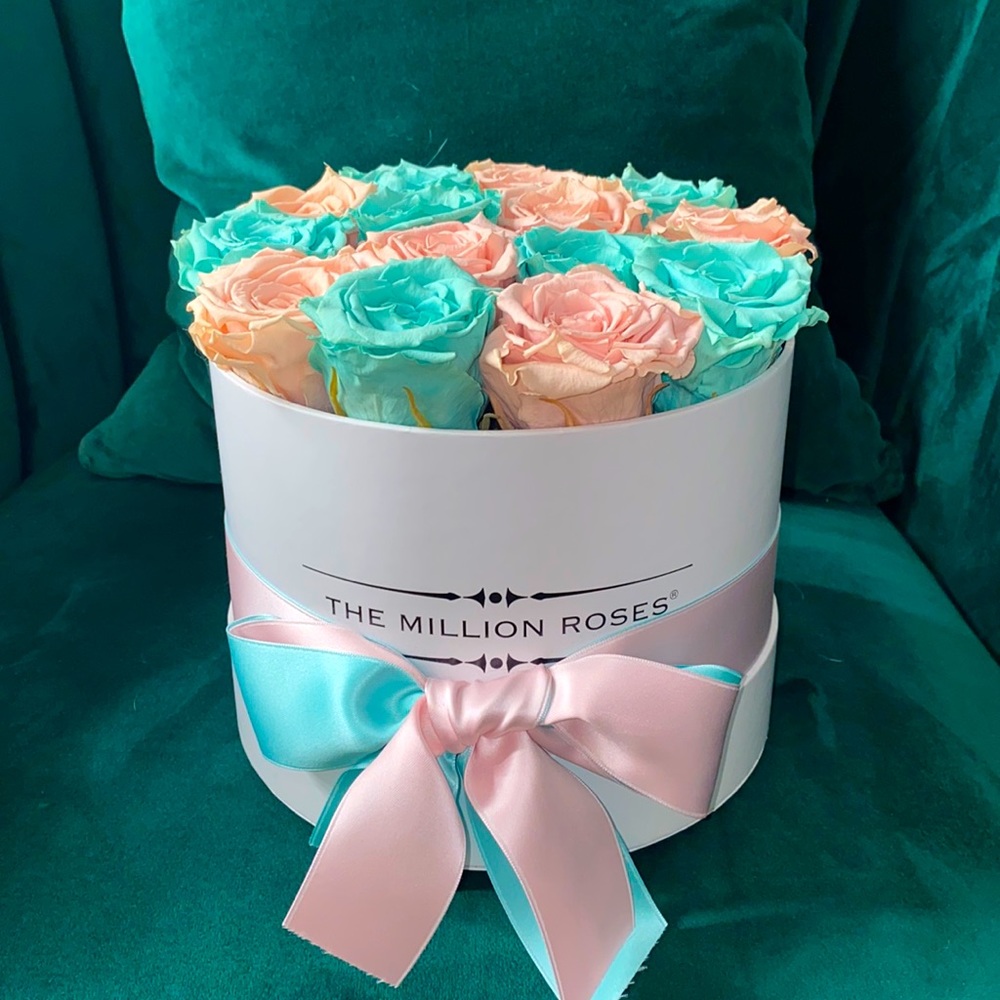 Pink and Blue Million Roses